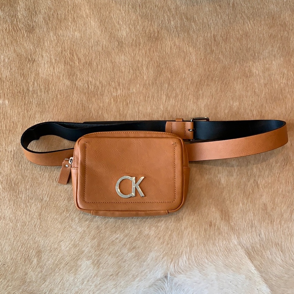 Faux Leather Calvin Klein Belt Bag Fanny Pack